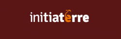 Ìnitiaterre, logo, version négatif